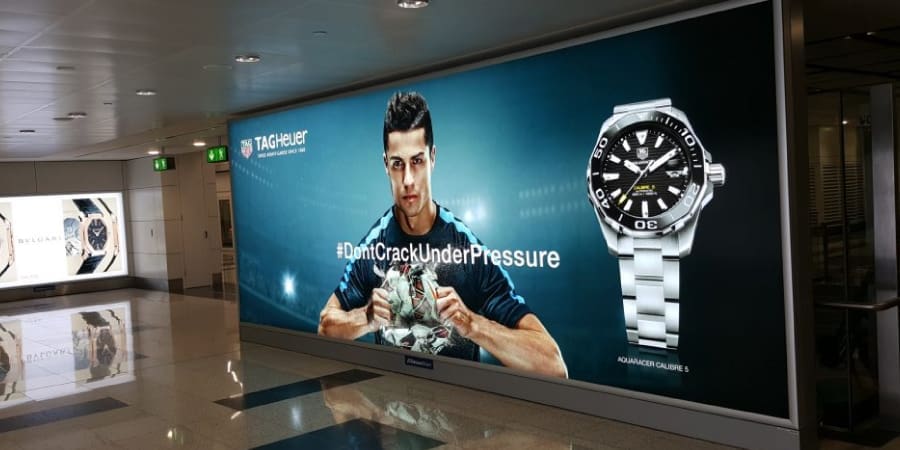 Backlit Advertising, Dubai Airport