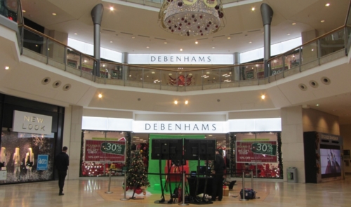 LED retail illumination at Debenhams