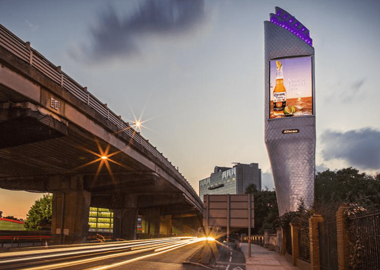 Illuminating iconic OOH advertising in London